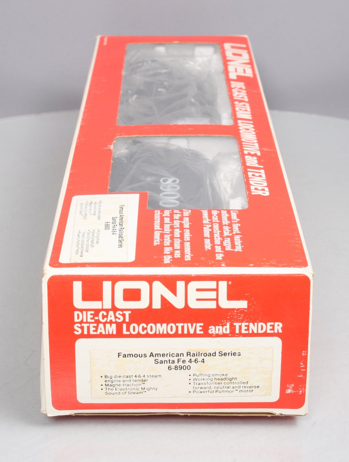 Lionel 6-8900 O Gauge ATSF 4-6-4 Steam Locomotive & Tender #8900 NIB