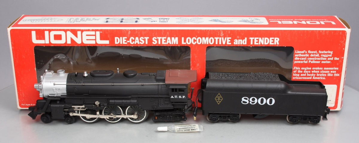 Lionel 6-8900 O Gauge ATSF 4-6-4 Steam Locomotive & Tender #8900 LN/Box