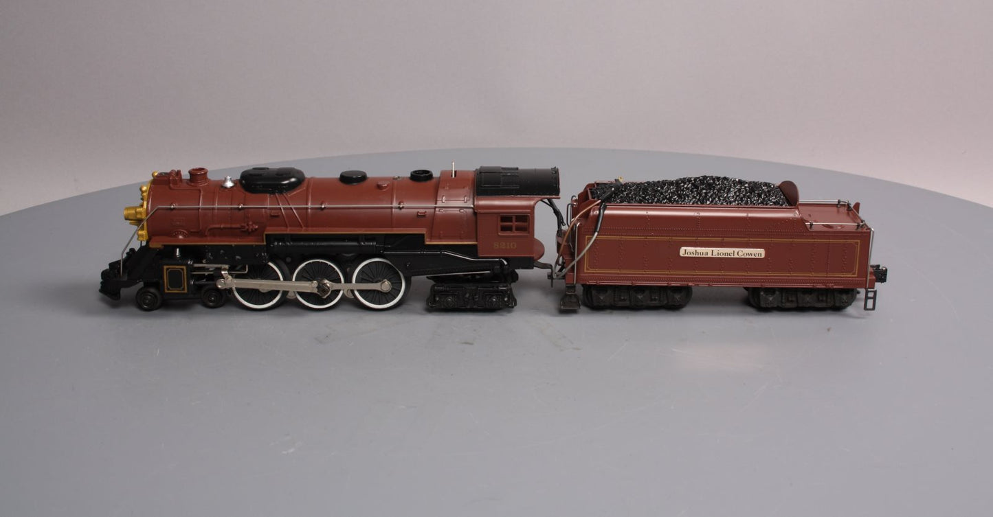 Lionel 6-8210 O Gauge Joshua Lionel Cowen 4-6-4 Hudson Steam Loco & Tender #8210 LN