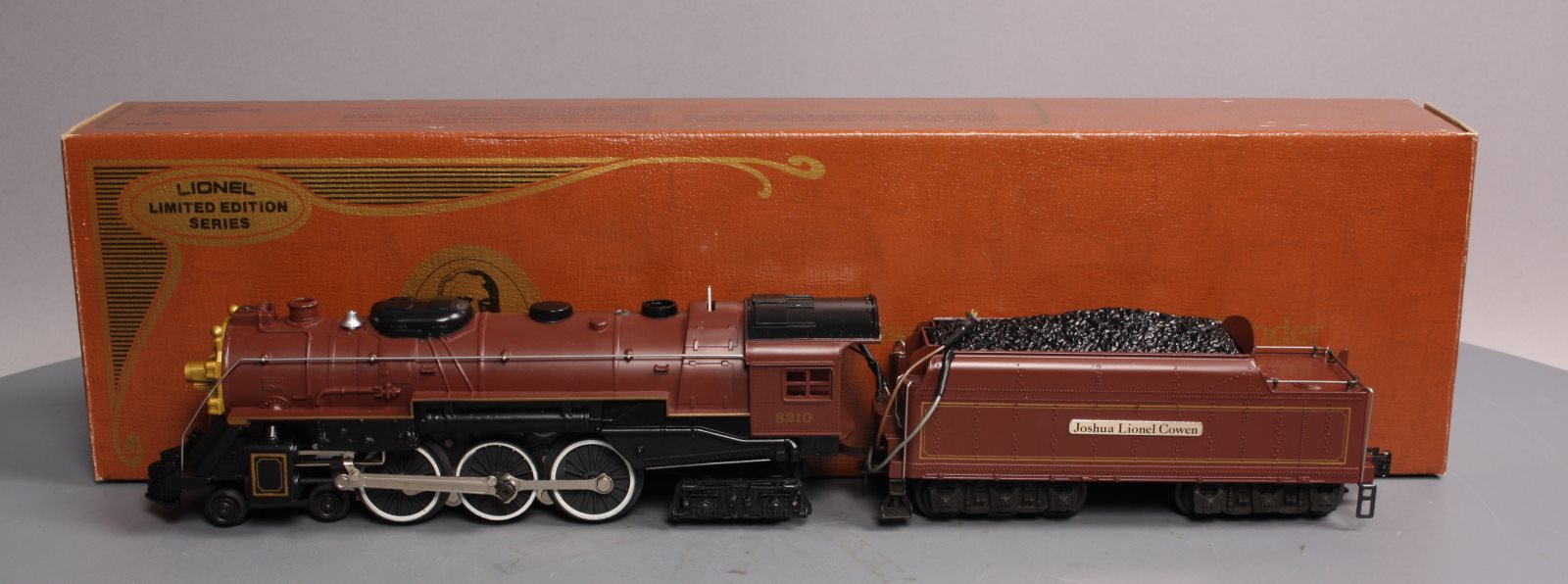 Lionel 6-8210 O Gauge Joshua Lionel Cowen 4-6-4 Hudson Steam Loco & Tender #8210 LN/Box