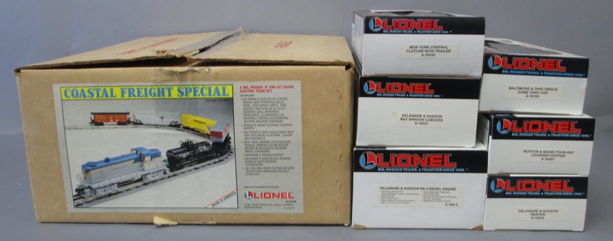 Lionel 6-11719 O Gauge Delaware and Hudson Coastal Diesel Freight Train Set LN/Box