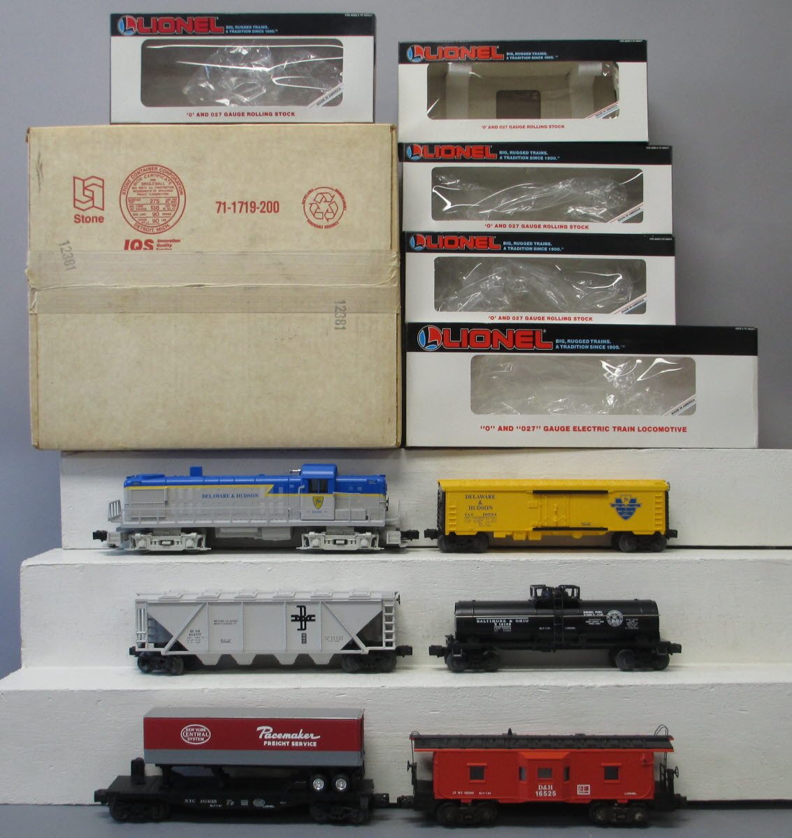 Lionel 6-11719 O Gauge Delaware and Hudson Coastal Diesel Freight Train Set LN/Box