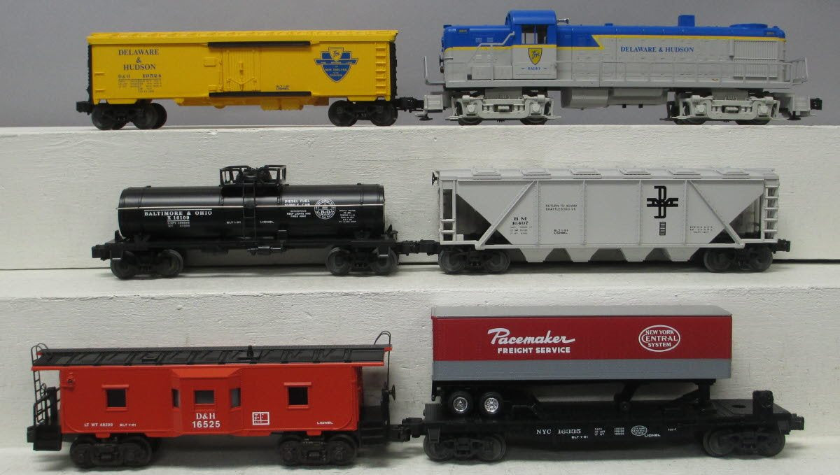 Lionel 6-11719 O Gauge Delaware and Hudson Coastal Diesel Freight Train Set LN/Box