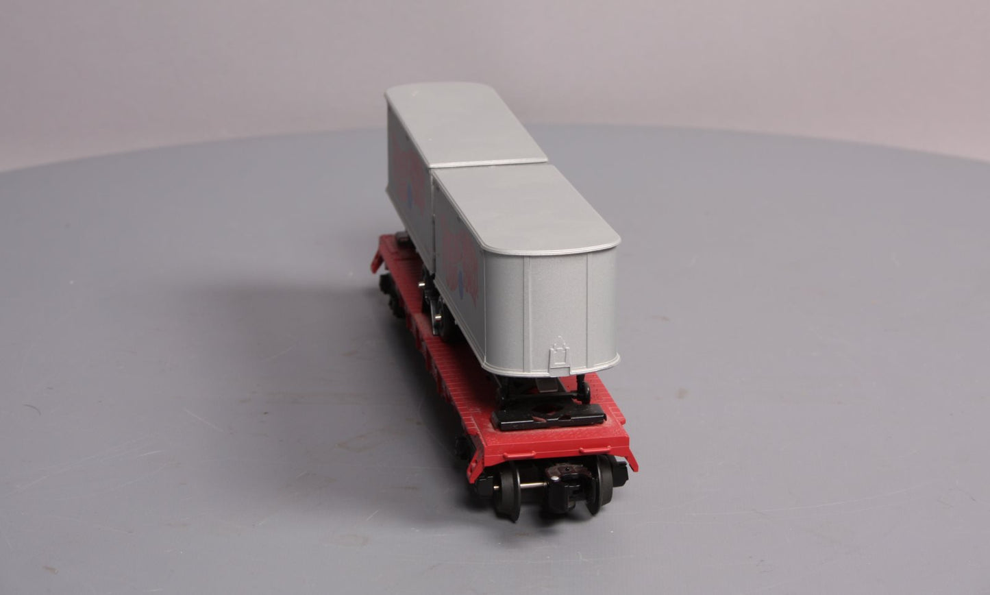 Lionel K-Line 6-21472 Ringling Bros Flatcar #80716 with 2 Trailers LN/Box