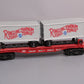 Lionel K-Line 6-21472 Ringling Bros Flatcar #80716 with 2 Trailers LN/Box