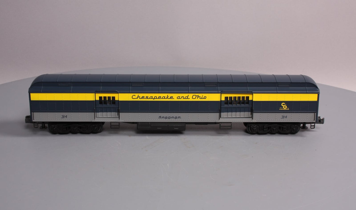 K-Line K4415-0314 O Gauge Chesapeake & Ohio 18" Heavyweight Baggage Car #314 EX/Box