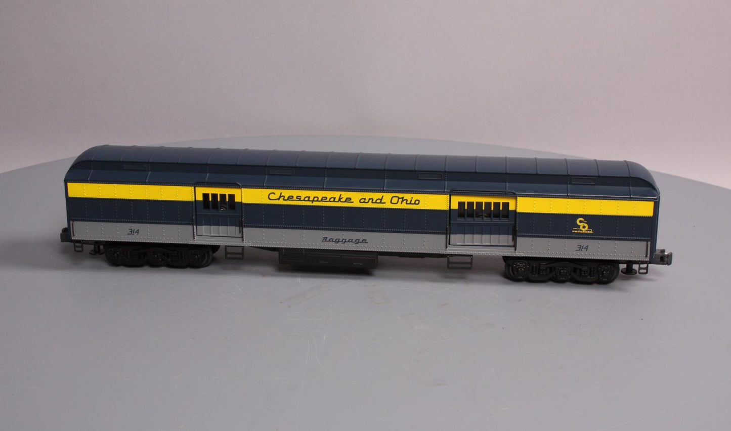 K-Line K4415-0314 O Gauge Chesapeake & Ohio 18" Heavyweight Baggage Car #314 EX/Box