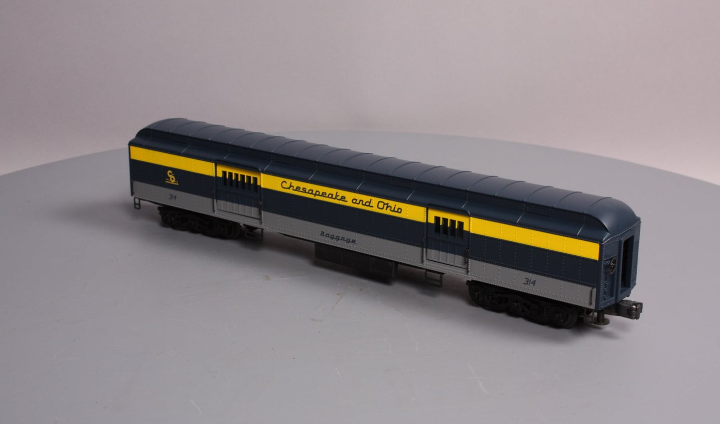 K-Line K4415-0314 O Gauge Chesapeake & Ohio 18" Heavyweight Baggage Car #314 EX/Box