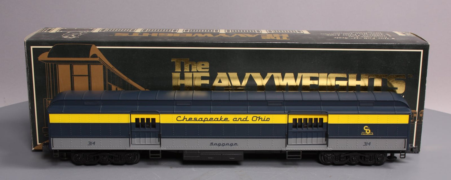 K-Line K4415-0314 O Gauge Chesapeake & Ohio 18" Heavyweight Baggage Car #314 EX/Box