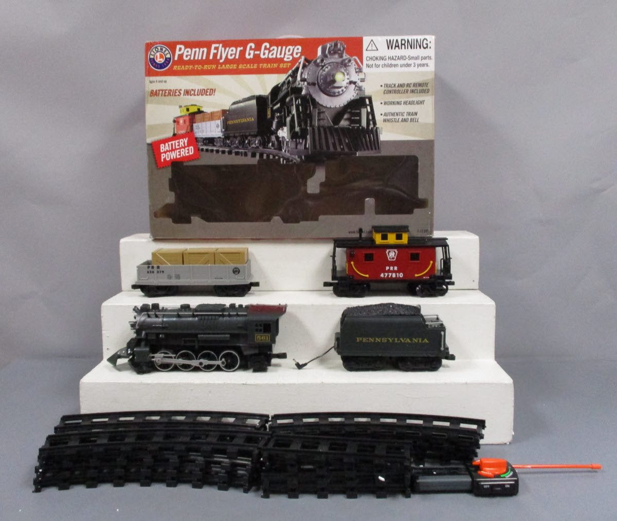 Lionel 7-11191 G Gauge Penn Flyer Steam Train Set EX/Box