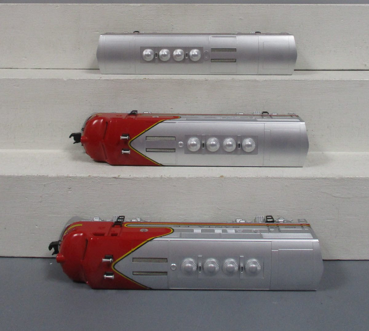 Lionel 6-11711 O Gauge Santa Fe F-3 ABA Diesel Locomotive Set #8100 with RS EX/Box