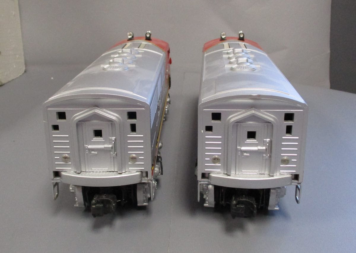 Lionel 6-11711 O Gauge Santa Fe F-3 ABA Diesel Locomotive Set #8100 with RS EX/Box