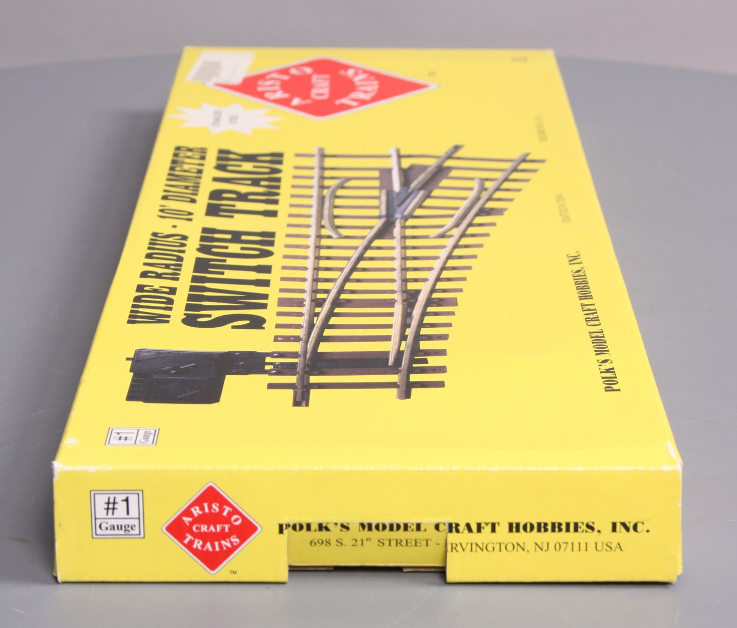 Aristo-Craft 20370 G Scale Stainless Steel Right Hand Manual Switch Turnout NIB