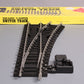 Aristo-Craft 20370 G Scale Stainless Steel Right Hand Manual Switch Turnout NIB