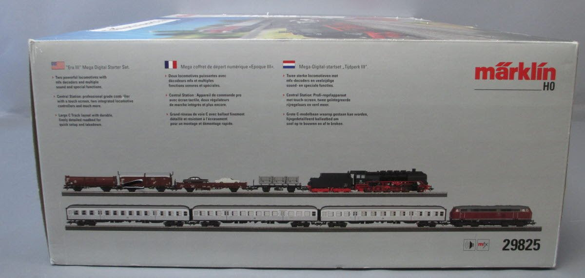 Marklin 29825 Mega Digital Era II HO Gauge Steam Train Set