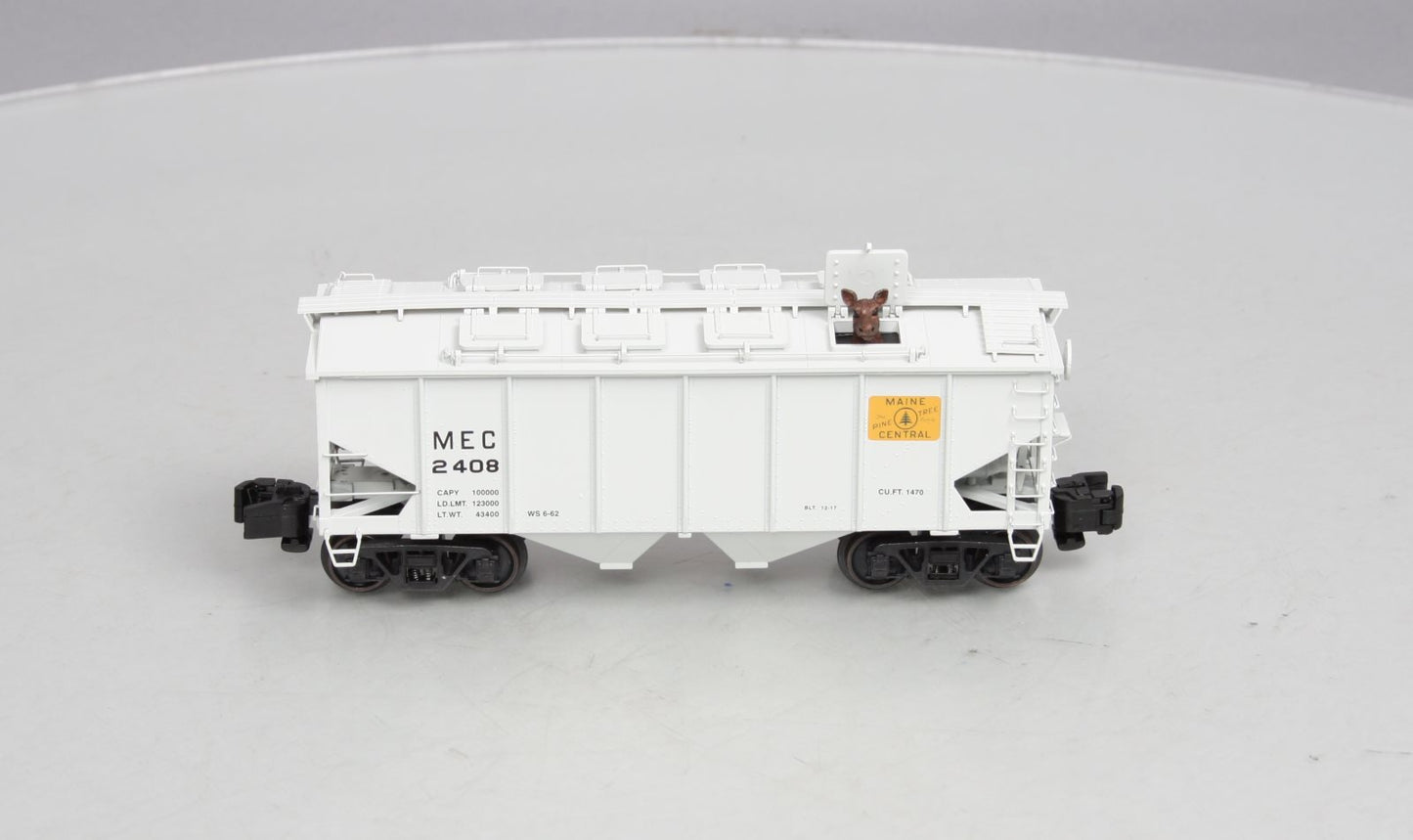 S-Helper 01861 S Gauge MEC 55 Ton Covered Hopper Car #2408 EX/Box