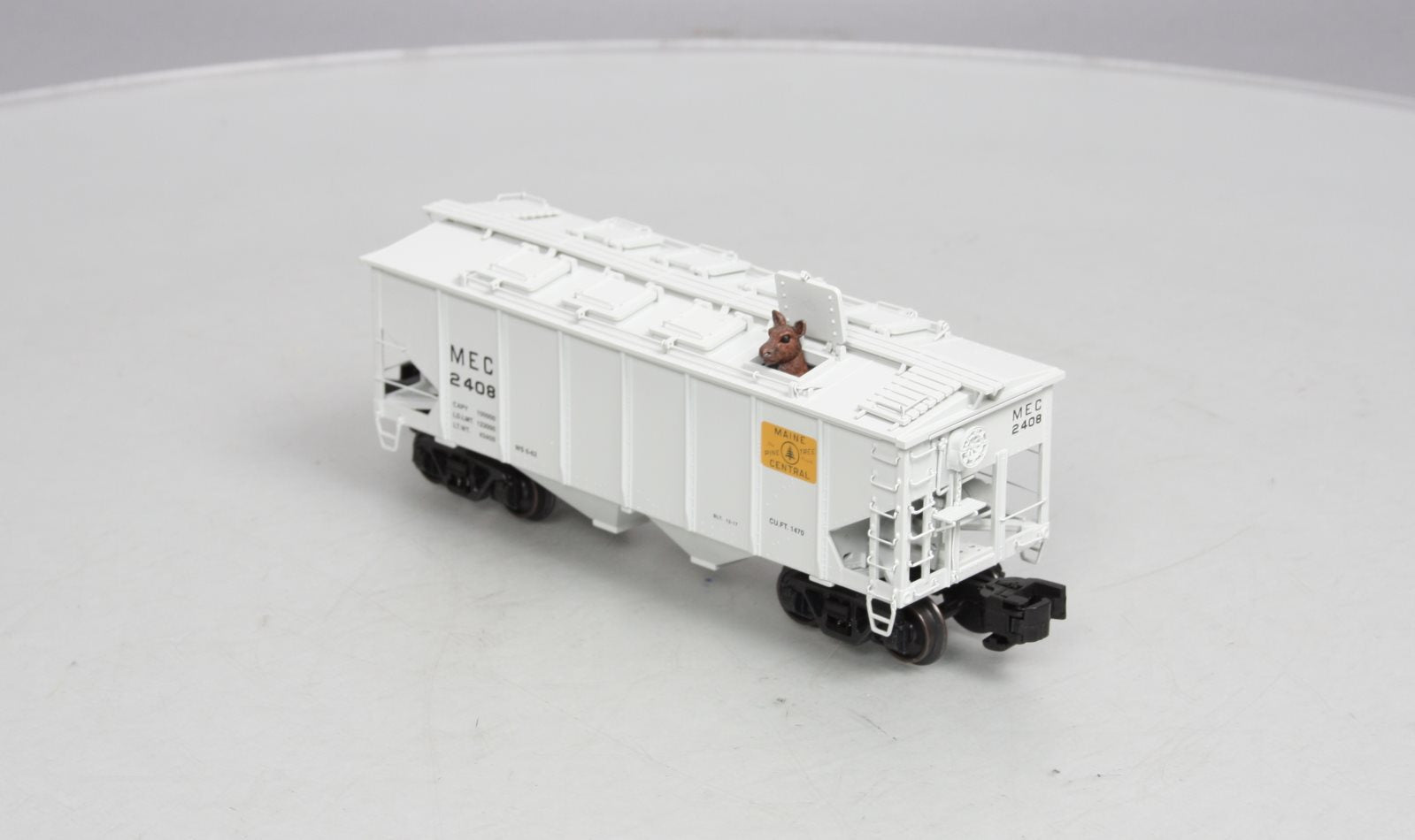 S-Helper 01861 S Gauge MEC 55 Ton Covered Hopper Car #2408 EX/Box