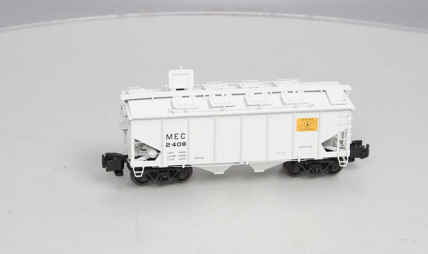 S-Helper 01861 S Gauge MEC 55 Ton Covered Hopper Car #2408 EX/Box
