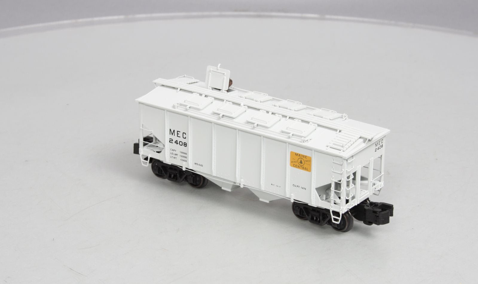 S-Helper 01861 S Gauge MEC 55 Ton Covered Hopper Car #2408 EX/Box