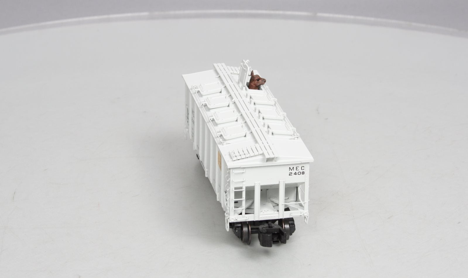 S-Helper 01861 S Gauge MEC 55 Ton Covered Hopper Car #2408 EX/Box