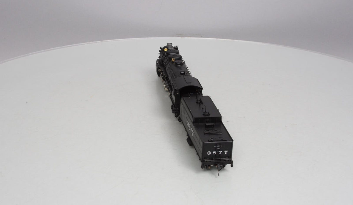 Broadway Limited 81 HO AT&SF 2-10-2 Steam Locomotive #3877 w/DCC & QSI Sound LN/Box