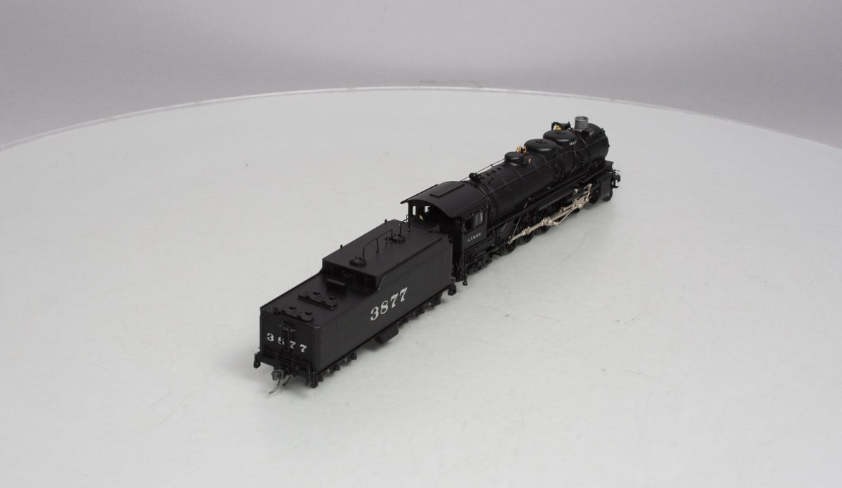 Broadway Limited 81 HO AT&SF 2-10-2 Steam Locomotive #3877 w/DCC & QSI Sound LN/Box
