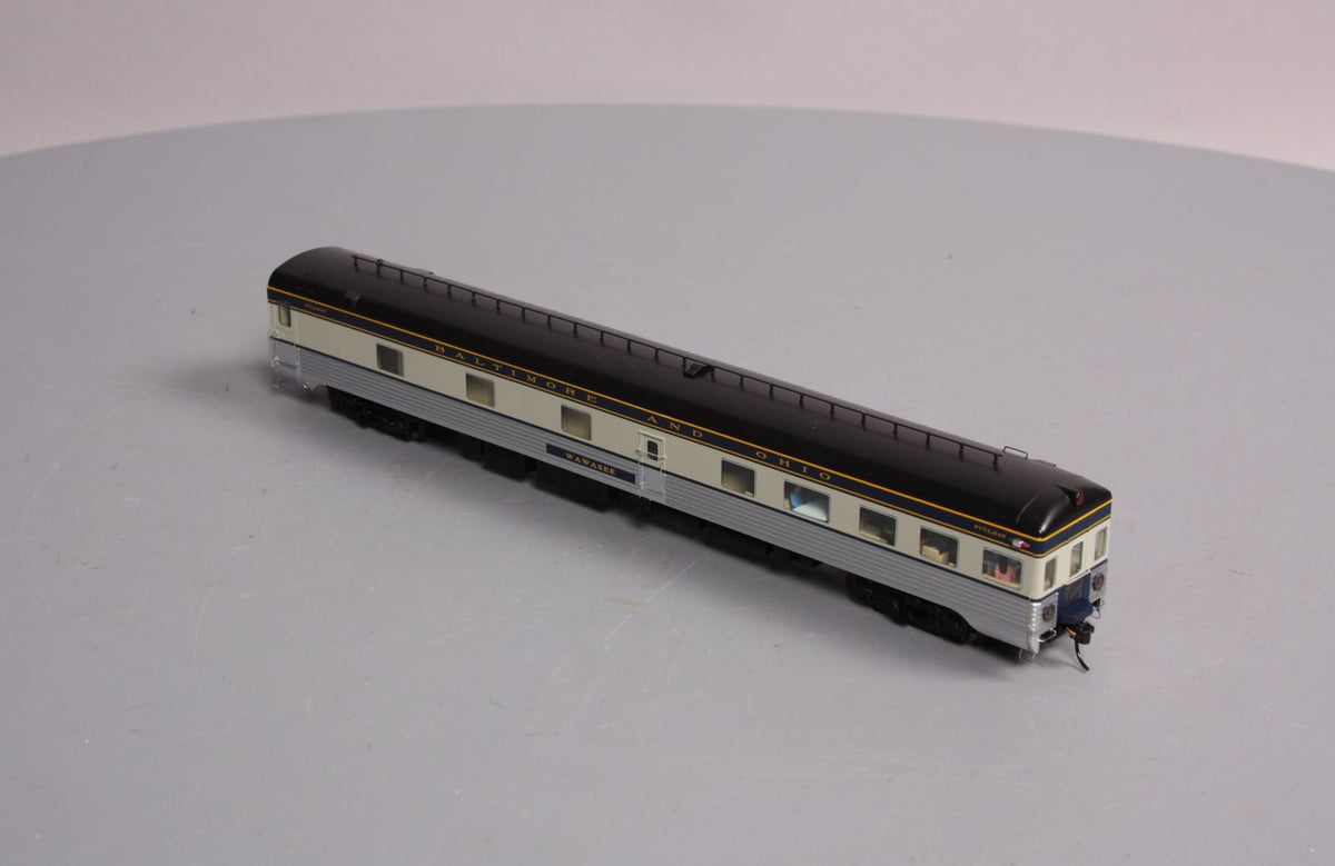 Walthers 920-9419 HO B&O Wawasee 85' Pullman-Standard Lounge-Observation Car LN/Box