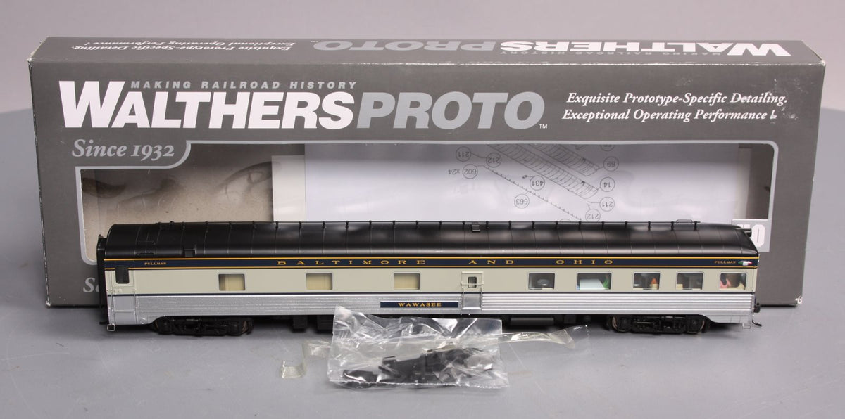 Walthers 920-9419 HO B&O Wawasee 85' Pullman-Standard Lounge-Observation Car LN/Box