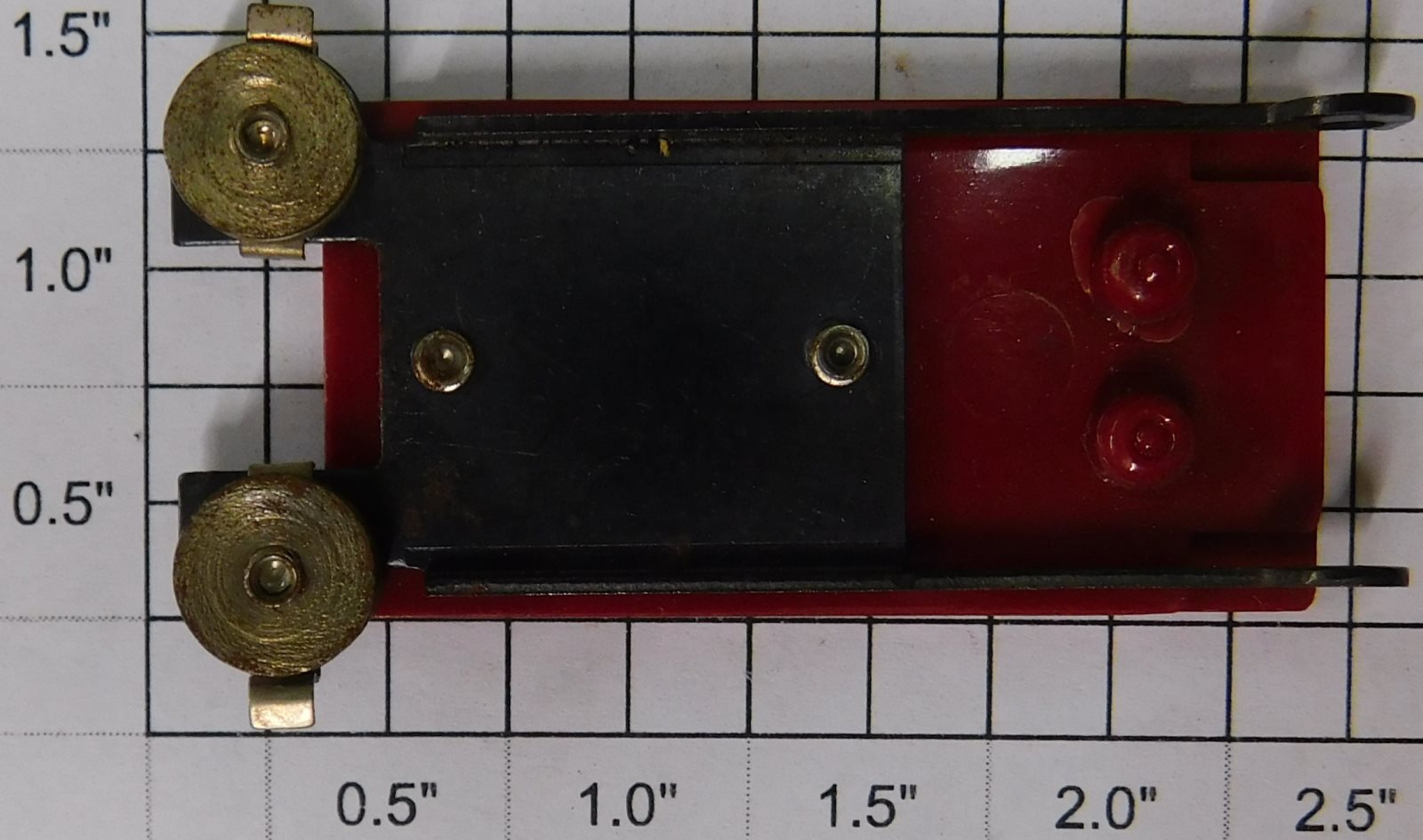 American Flyer XA11313 S Gauge Red Roof and Pulley Assembly
