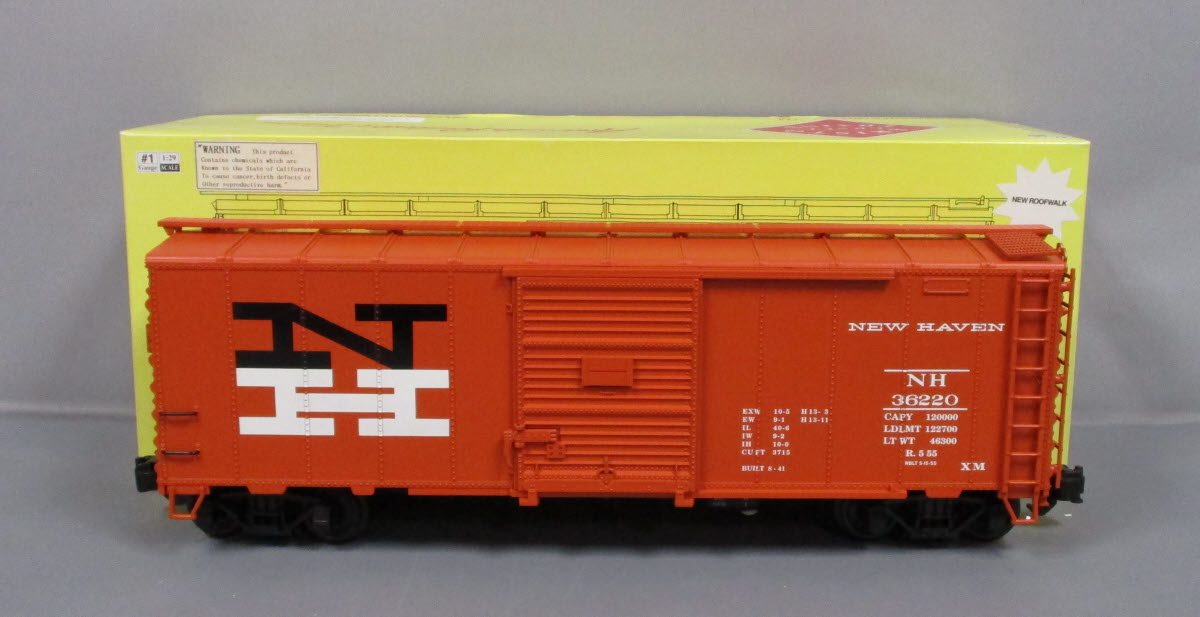Aristo-Craft 46077 New Haven 40' Steel Box Car #36220 LN/Box