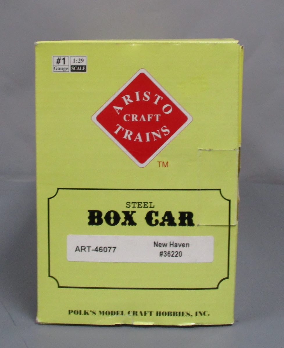 Aristo-Craft 46077 New Haven 40' Steel Box Car #36220 LN/Box