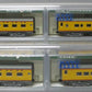 Kato 106-1201 N Scale Union Pacific Smoothside Passenger Cars Set C (Set of 4) LN/Box