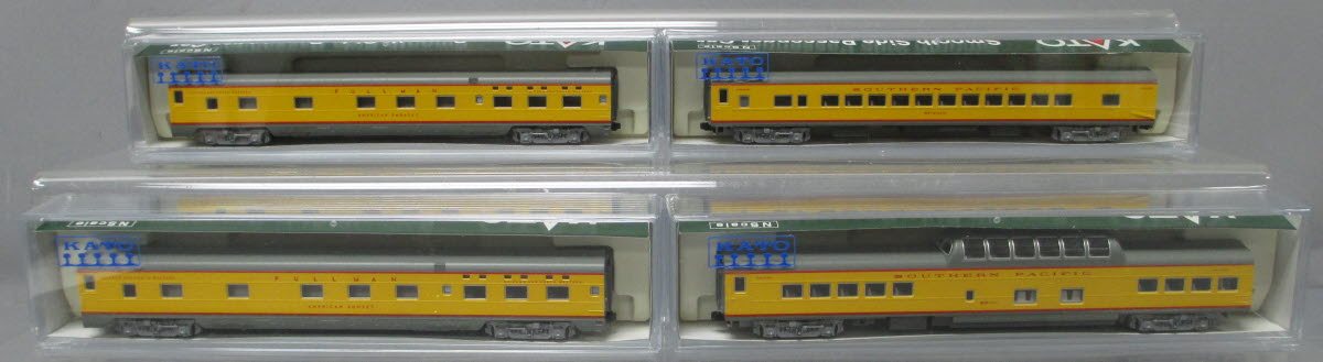 Kato 106-1201 N Scale Union Pacific Smoothside Passenger Cars Set C (Set of 4) LN/Box