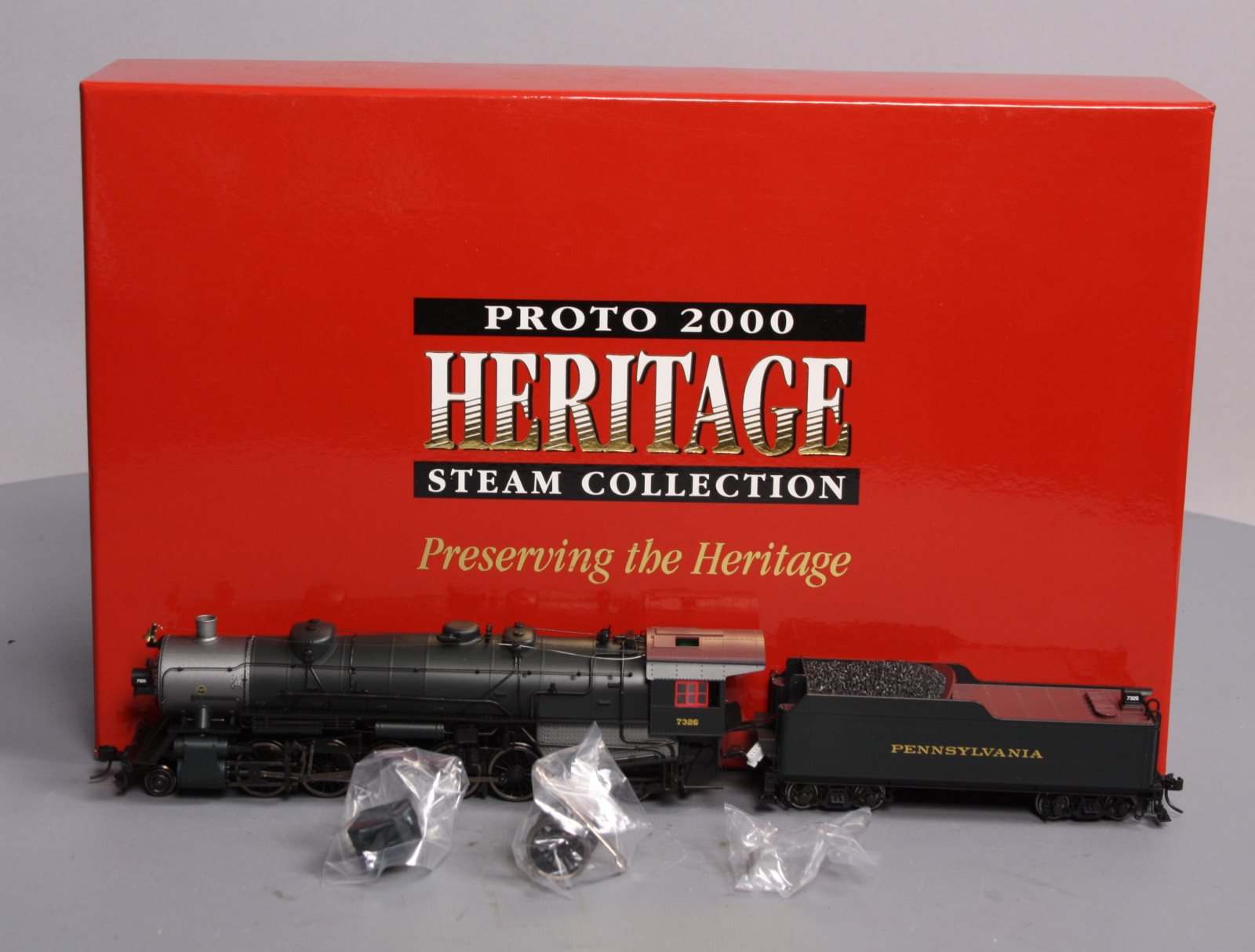 Proto 2000 920-60001 HO Scale PRR USRA 2-10-2 #7326 w/DCC, Sound LN/Box