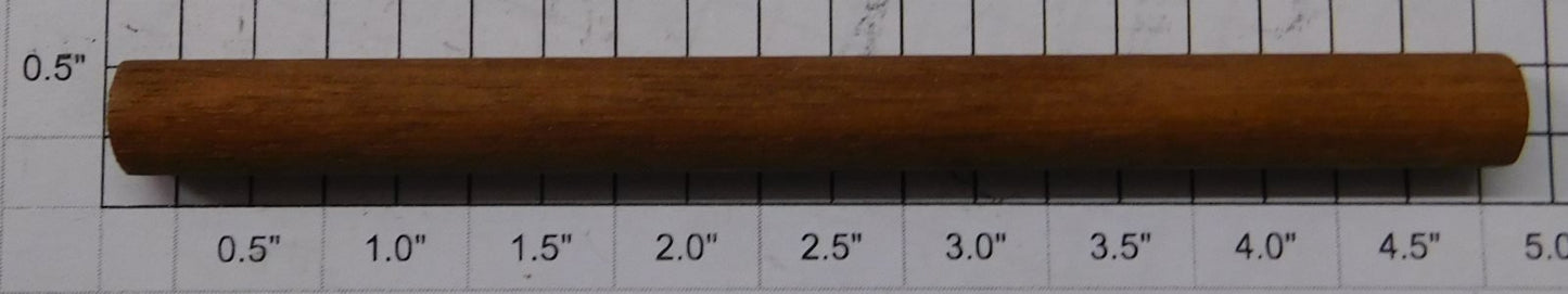 Lionel 164-64 3/8" x 4-1/2" Small Stained Wood Log