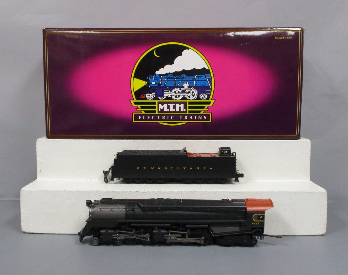 MTH 20-3048-1 O Gauge Pennsylvania 4-4-6-4 Q2 Steam Engine w/PS2 #6193 LN/Box