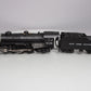 MTH 20-3051-1 O Gauge NYC Mikado Steam Engine & Tender w/PS2 #5136 LN/Box