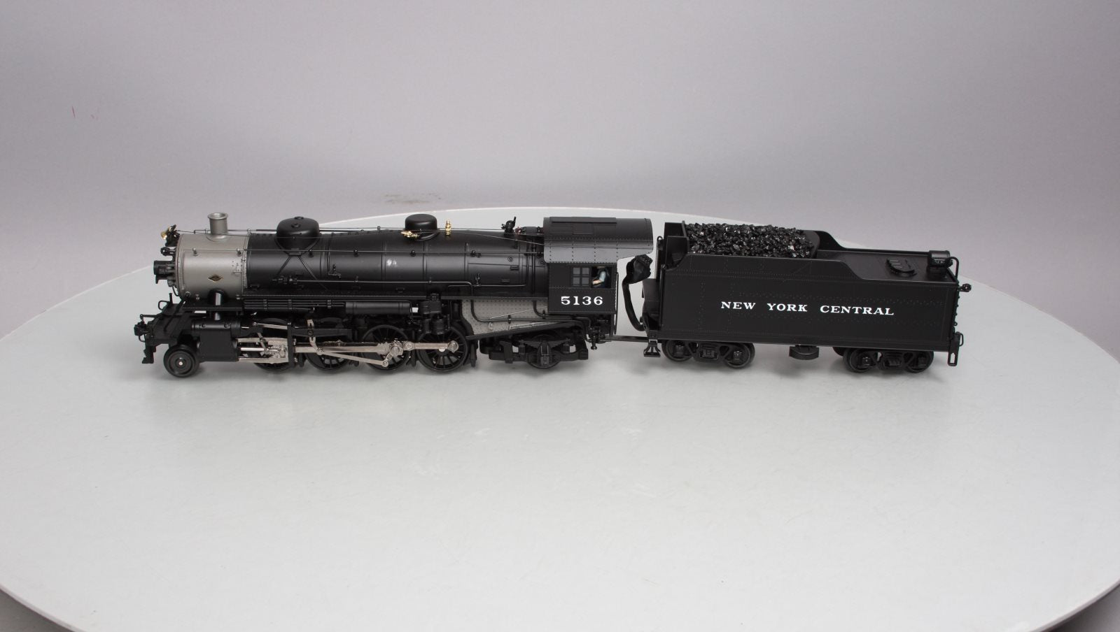 MTH 20-3051-1 O Gauge NYC Mikado Steam Engine & Tender w/PS2 #5136 LN/Box