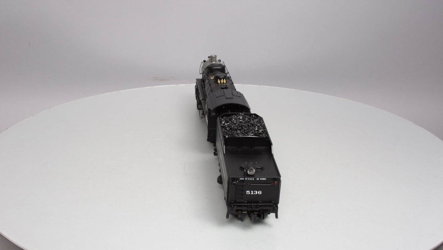 MTH 20-3051-1 O Gauge NYC Mikado Steam Engine & Tender w/PS2 #5136 LN/Box