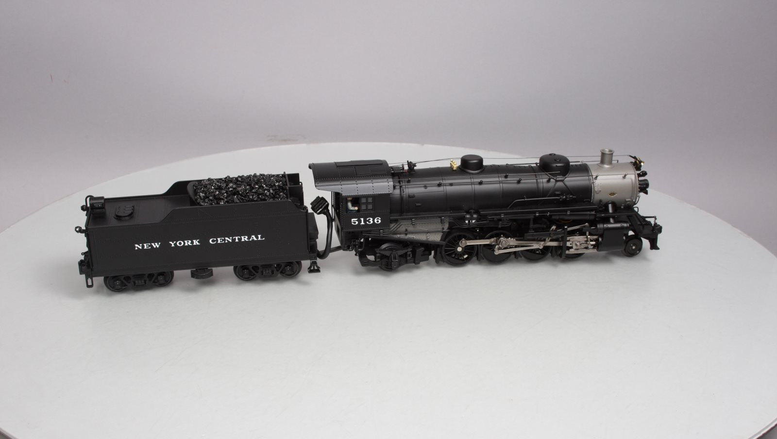 MTH 20-3051-1 O Gauge NYC Mikado Steam Engine & Tender w/PS2 #5136 LN/Box
