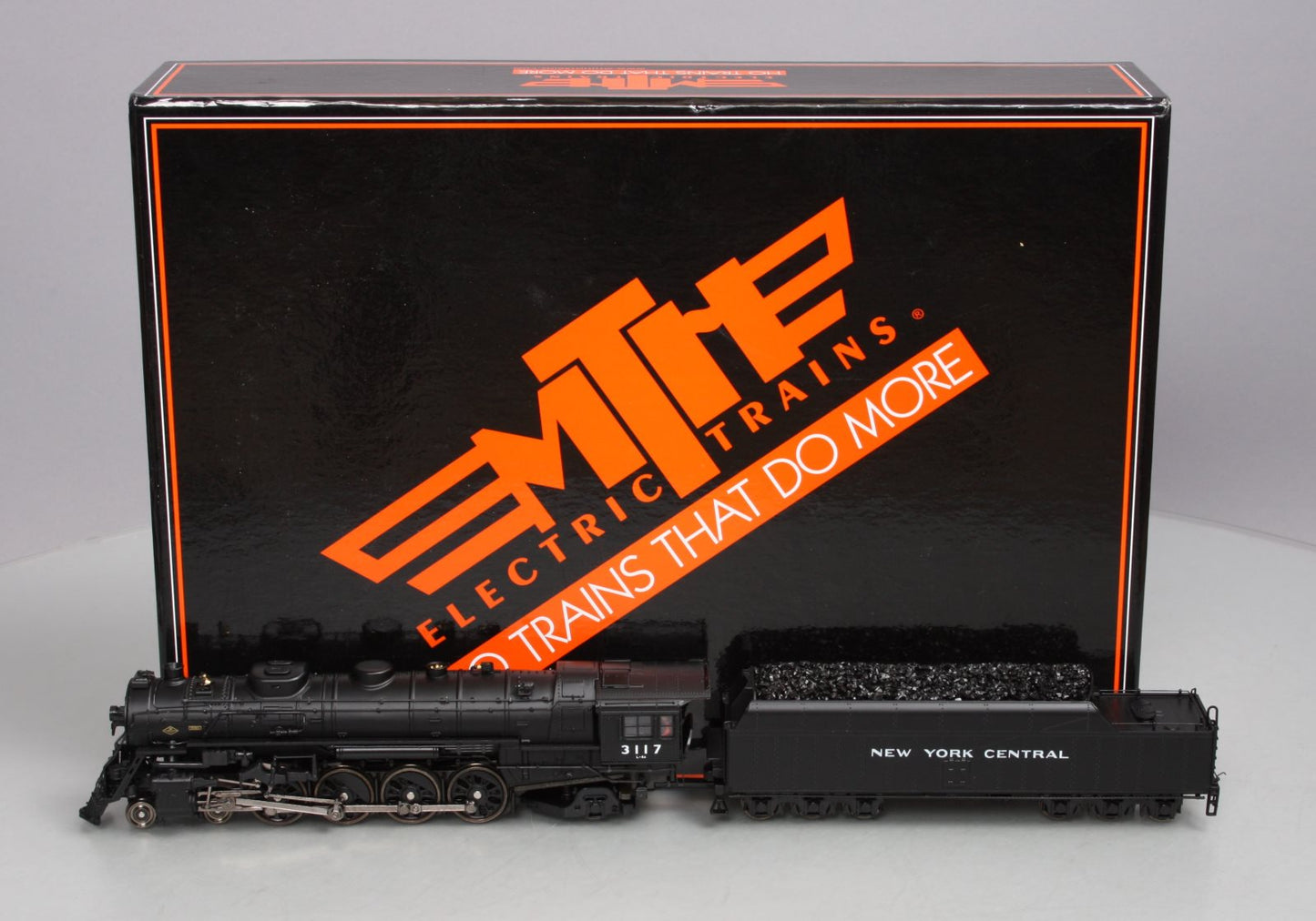 MTH 80-3126-1 New York Central HO 4-8-2 L-4a Mohawk Steam Engine w/PS3 #3117