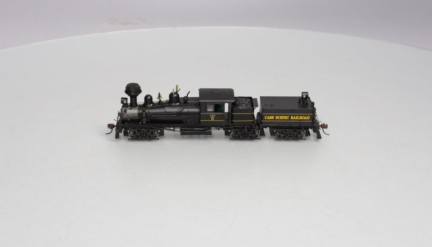 Bachmann 84705 HO Cass Scenic RR 80 Ton 3-Truck Shay Steam Locomotive #5 w/DCC