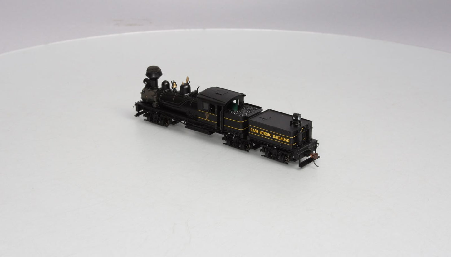 Bachmann 84705 HO Cass Scenic RR 80 Ton 3-Truck Shay Steam Locomotive #5 w/DCC