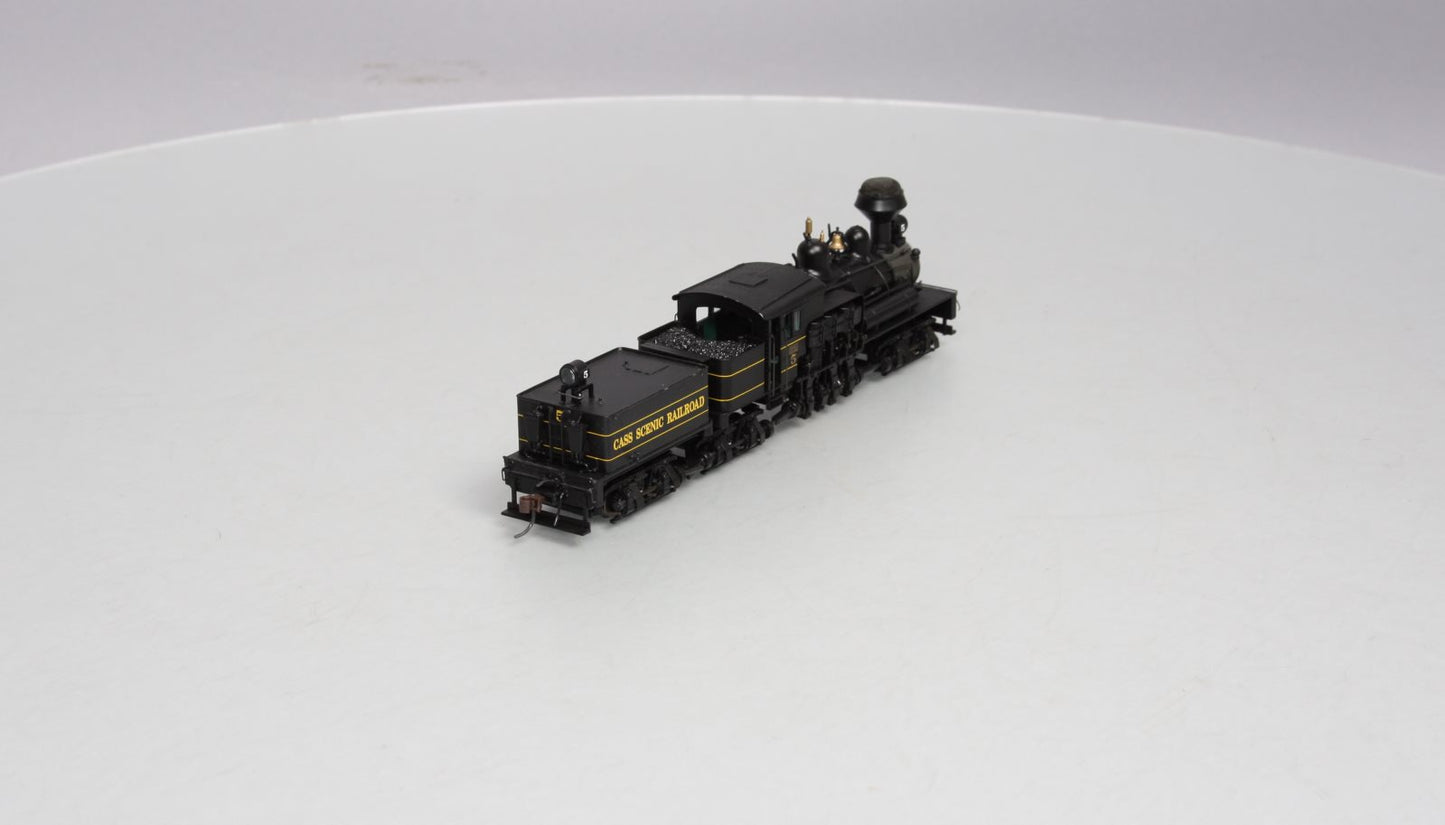 Bachmann 84705 HO Cass Scenic RR 80 Ton 3-Truck Shay Steam Locomotive #5 w/DCC