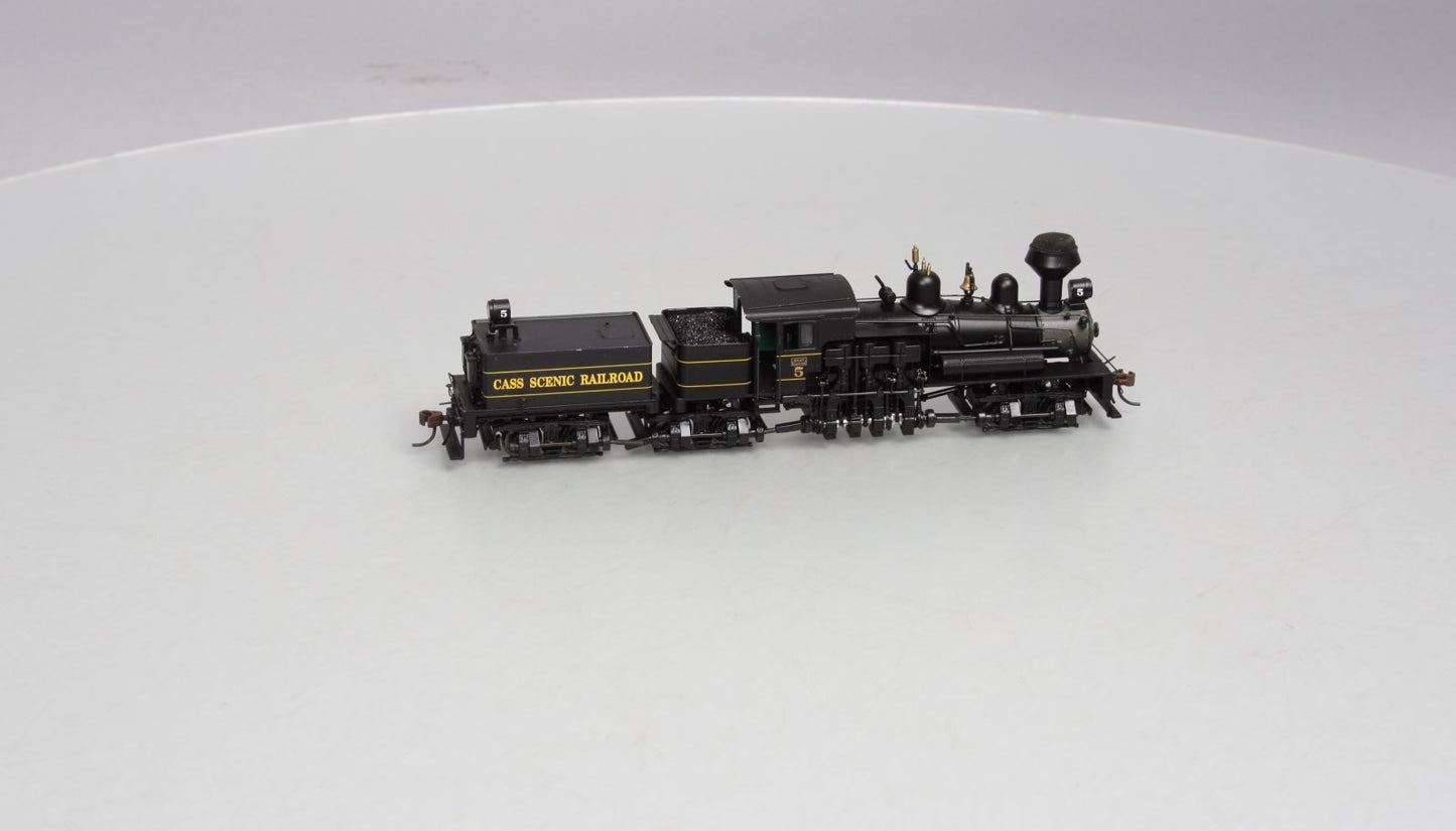 Bachmann 84705 HO Cass Scenic RR 80 Ton 3-Truck Shay Steam Locomotive #5 w/DCC
