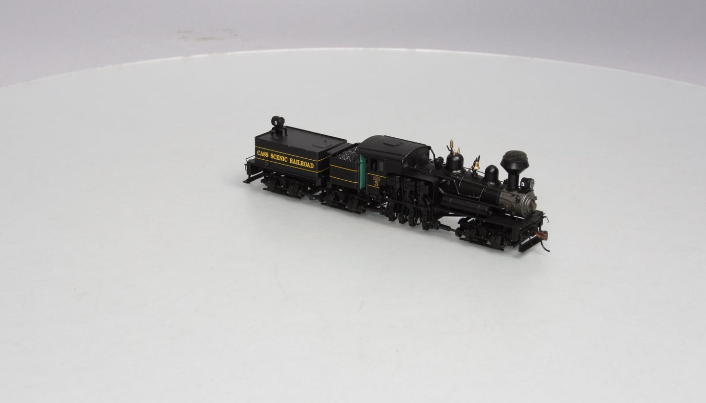Bachmann 84705 HO Cass Scenic RR 80 Ton 3-Truck Shay Steam Locomotive #5 w/DCC