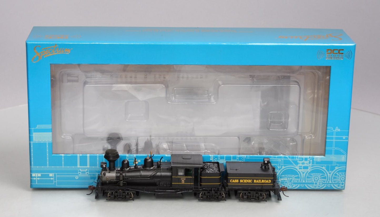 Bachmann 84705 HO Cass Scenic RR 80 Ton 3-Truck Shay Steam Locomotive #5 w/DCC