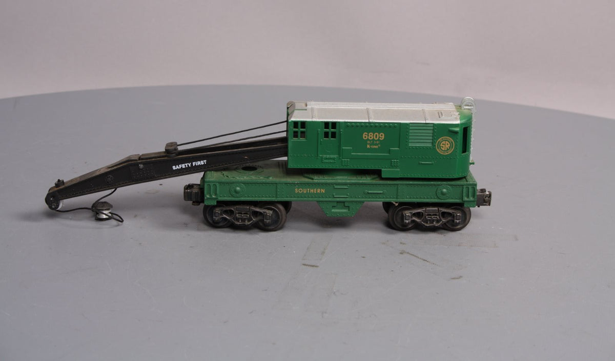K-Line K-6809 Southern Classic Crane Car #6809 LN/Box