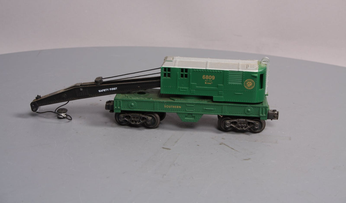 K-Line K-6809 Southern Classic Crane Car #6809 LN/Box
