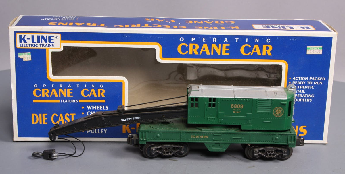 K-Line K-6809 Southern Classic Crane Car #6809 LN/Box